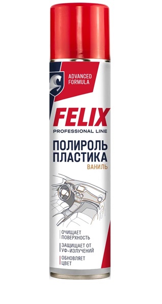 Полироль пластика FELIX Ваниль 400 мл.