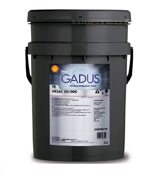Смазка пластичная Shell Gadus S4 V45AC 00/000   18 кг.
