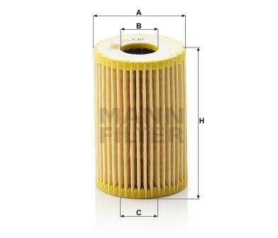 MANN-FILTER HU 610 X Фильтр масляный
