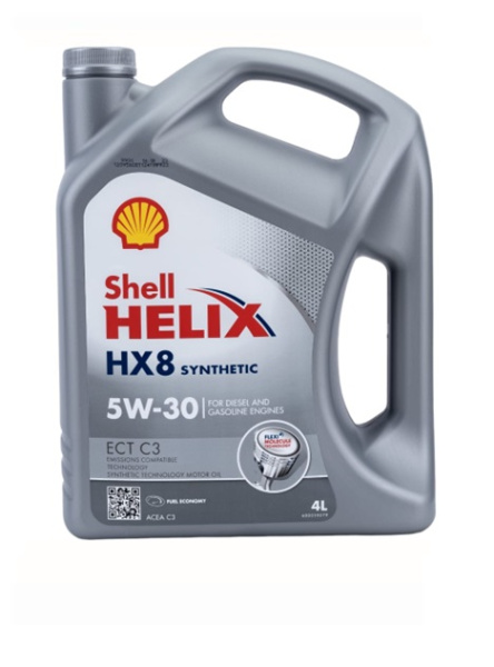 Моторное масло SHELL HELIX HX8 ECT C3 5W-30 4л (Турция)