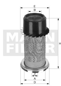 MANN-FILTER C 28 357 Фильтр воздушный