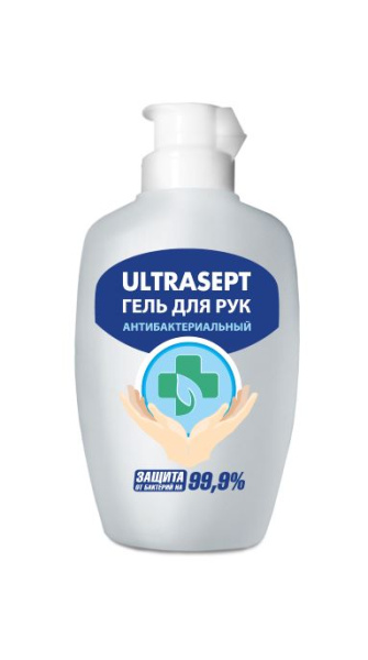 Лосьон гелевый очищающий для рук с антибактериальным эффектом ULTRASEPT 110 мл