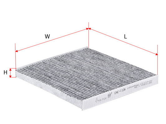 Sakura CAC1106 Фильтр салонный угольный