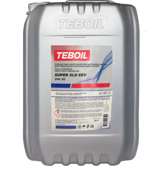 Моторное масло TEBOIL Super XLD EEV 5W-30 16,9кг (20л)