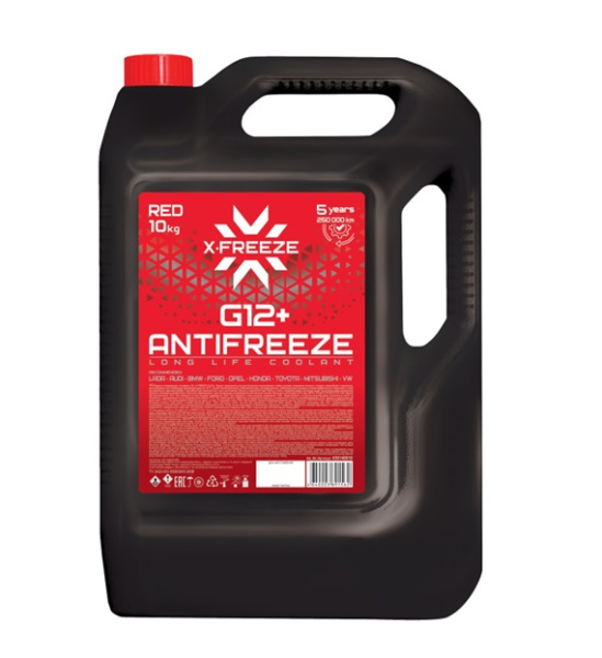 Антифриз X-FREEZE G12+ 10кг