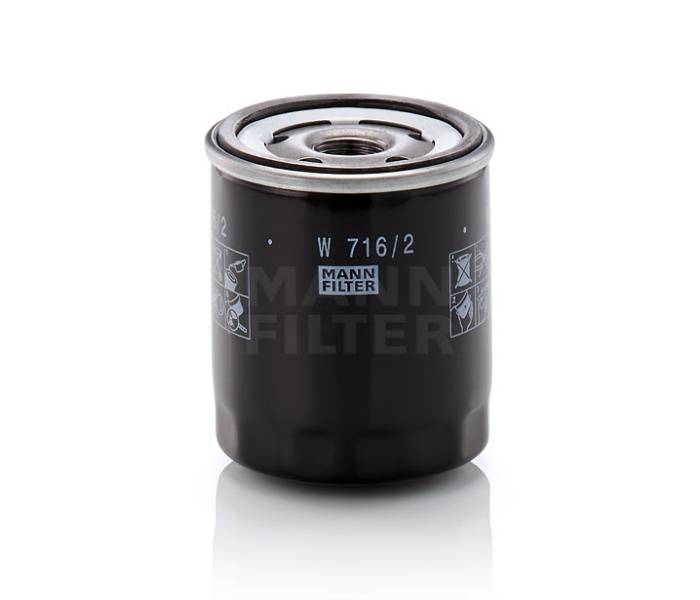 MANN-FILTER W 716/2 Фильтр масляный