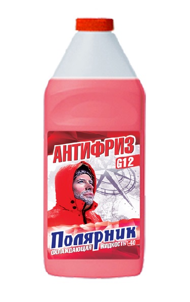 Антифриз Полярник красный (-40) 1кг.