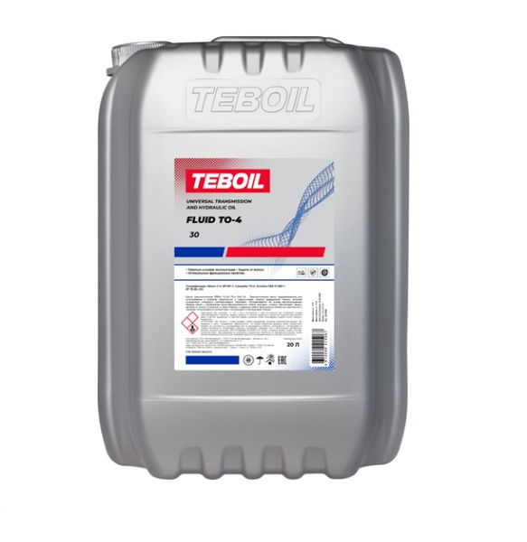 Масло трансмиссионное TEBOIL Fluid TO-4 30 17кг (20л) канистра