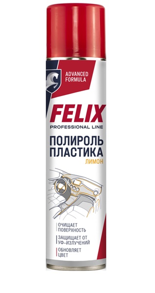 Полироль пластика FELIX Лимон 400 мл.