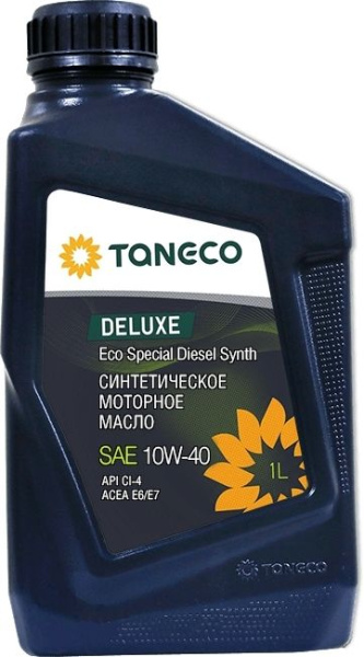 Масло моторное TANECO DeLuxe Eco Special Diesel Synth 10W-40 1л