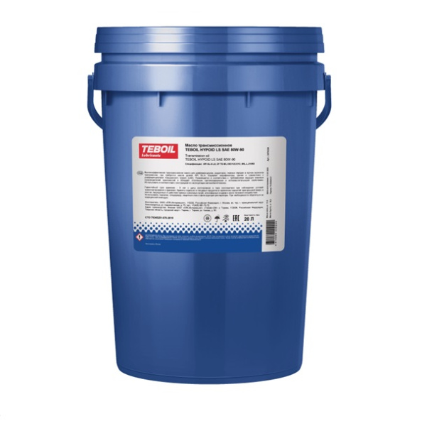 Масло трансмиссионное TEBOIL Hypoid LS 80W-90 17кг (20л)