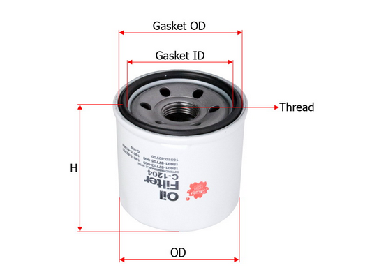 Sakura C1204 Фильтр масляный