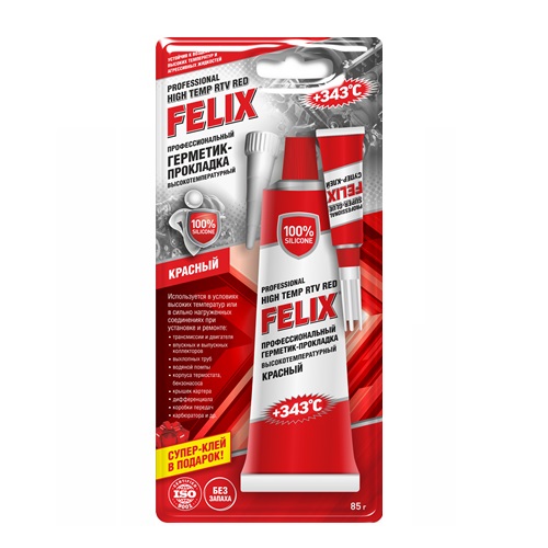 Герметик-прокладка FELIX (красный) 85 г.