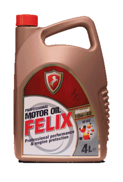 Моторное масло FELIX Mineral Квалитет 10W40 SF/CC, 4л