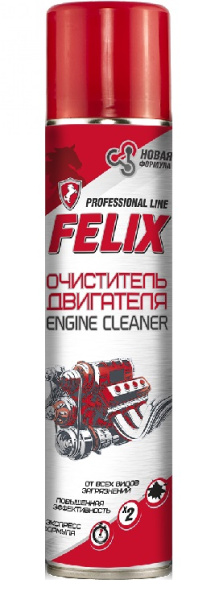 Очиститель двигателя Felix 400 мл аэрозоль