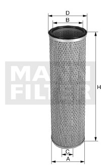 MANN-FILTER CF 22 269 Фильтр воздушный
