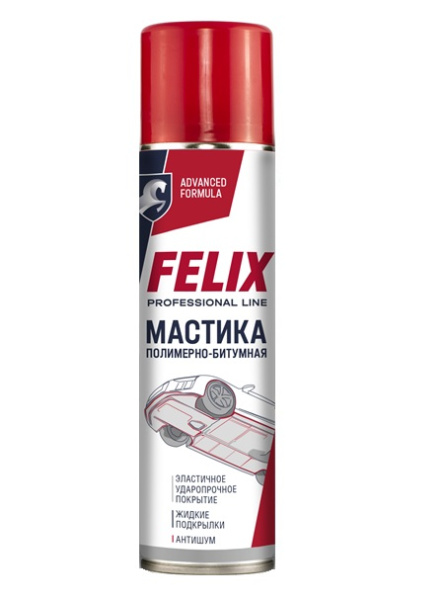 Мастика антикор. полимерно-битумная FELIX 650 мл. аэрозоль