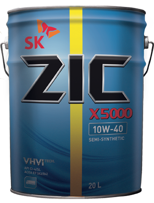 Масло моторное ZIC X5000 10W-40 20л