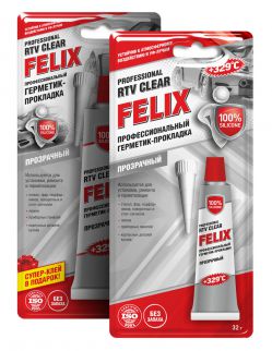 Герметик-прокладка Felix (серый) 100г