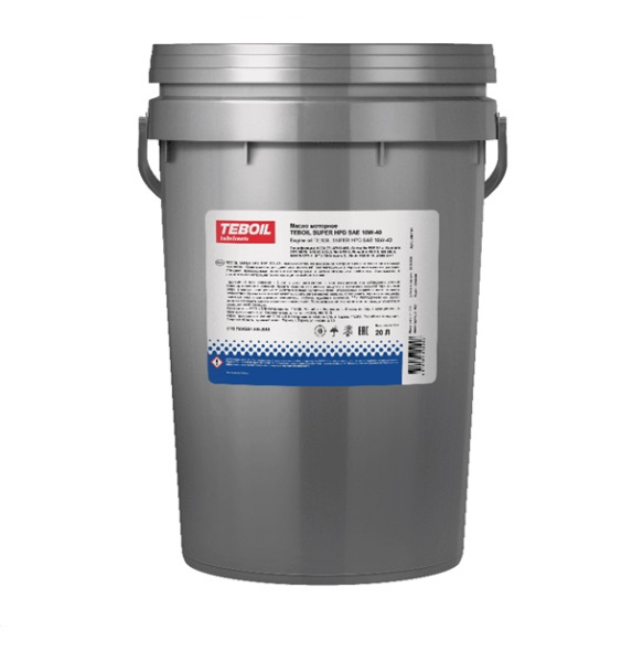 Моторное масло TEBOIL Super HPD 10W-40 17кг (20л) ведро