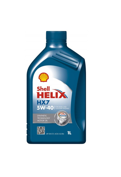 Моторное масло SHELL HELIX HX7 5W-40 1л (Турция)