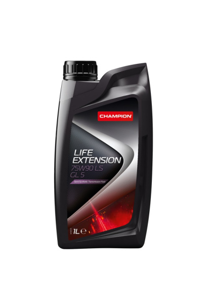 Масло трансмиссионное CHAMPION LIFE EXTENSION 75W-90LS GL-5, 1л