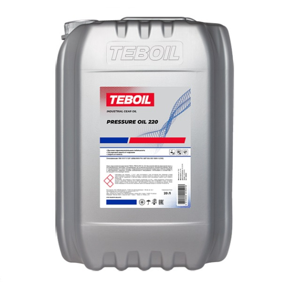 Масло редукторное TEBOIL Pressure Oil 220 17,8кг (20л)