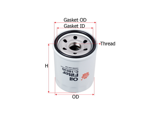 Sakura C18630 Фильтр масляный