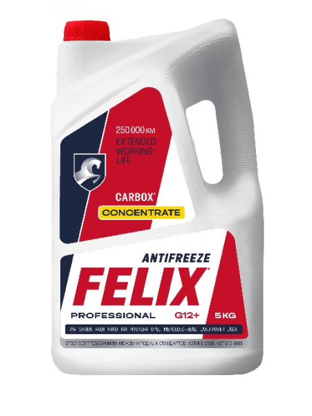 Концентрат антифриза FELIX Carbox (красный) 5кг