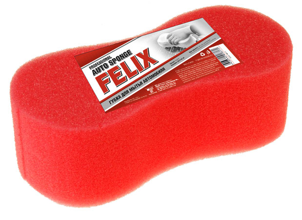 Губка для мойки автомобиля (восьмерка) Felix
