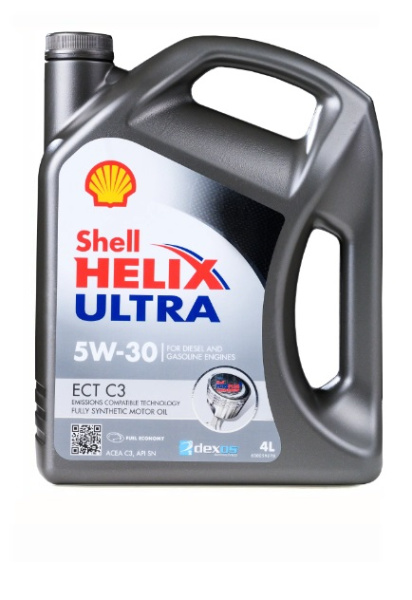 Моторное масло SHELL HELIX ULTRA ECT C3 5W-30 4л  (Европа)