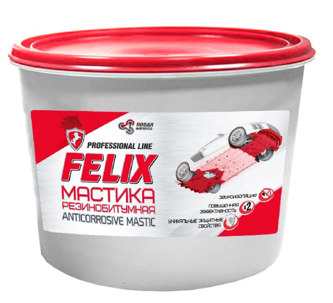 Мастика антикор. резино-битумная FELIX 2 кг. ведро