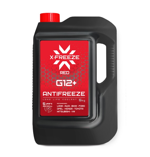 Антифриз X-FREEZE G12+ 5кг