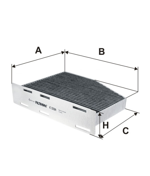 FILTRON K 1111A Фильтр салонный угольный