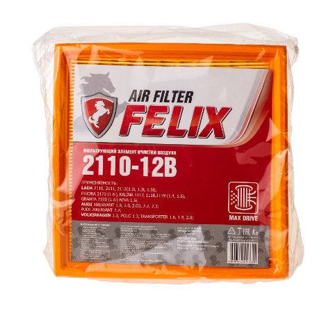 FELIX 2110-12 Фильтр воздушный без сетки ВАЗ инжектор