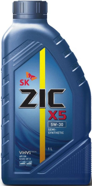 Масло моторное ZIC X5 5W-30 SN 1л