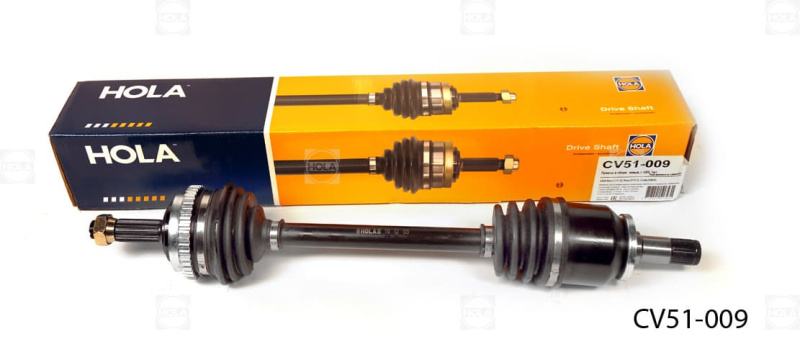 HOLA CV51-009 Привод в сборе c ABS левый