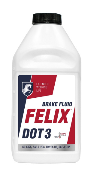 Тормозная жидкость FELIX DOT 3 455г