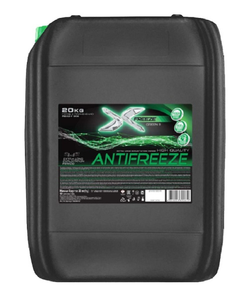 Антифриз  X-Freeze Green  20 кг.