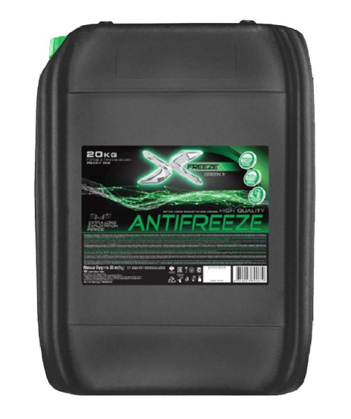 Антифриз X-Freeze Green 20кг