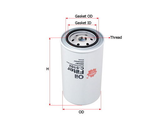 Sakura C5102 Фильтр масляный