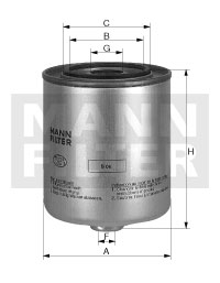 MANN-FILTER WK 9042 x Фильтр топливный