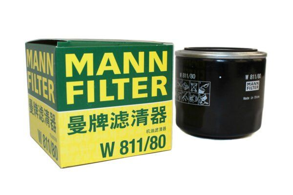 MANN-FILTER W 811/80 Фильтр масляный (оригинальный MANN для рынка Китая)